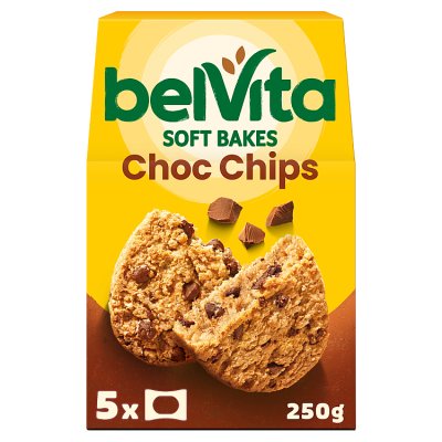 BelVita Breakfast Biscuits Soft Bakes Choc Chips 5 Pack