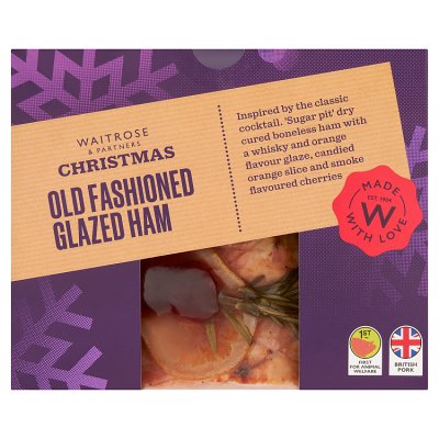 Waitrose Christmas Old Fashioned Boneless Ham