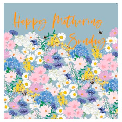 Mothering Sunday Flowers Card