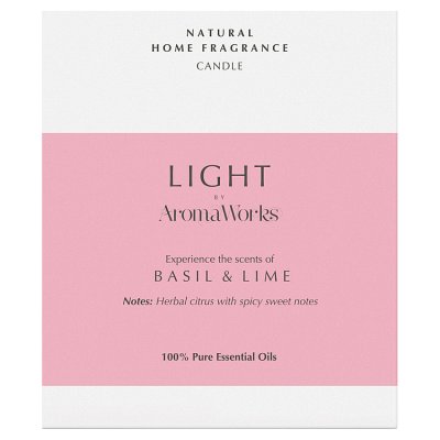 Aromaworks Light Candle Basil & Lime