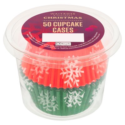 Waitrose Christmas Cupcake Cases