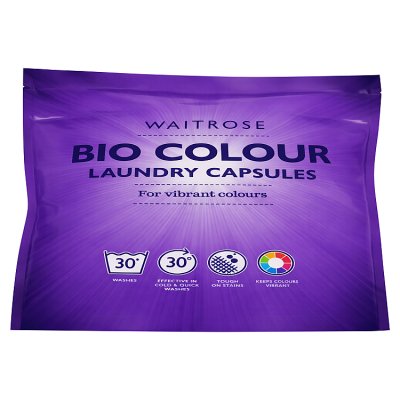 Waitrose Bio Colour Laundry Capsules