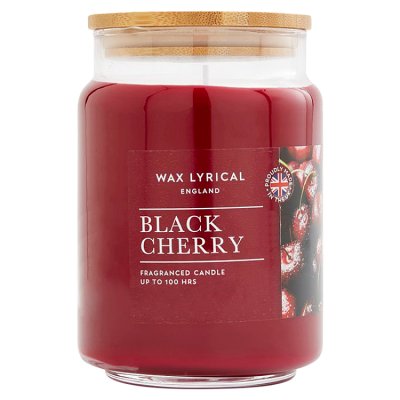 Wax Lyrical Candle, Large Jar, Black Cherry