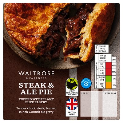 Waitrose Steak & Ale Pie