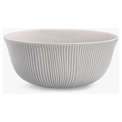 Leckford Farm Fine China Mixing Bowl, 435ml, Grey