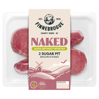 Finnebrogue Naked Pit Bacon Steaks
