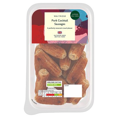 Waitrose Pork Cocktail Sausages