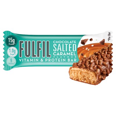 FULFIL Chocolate Salted Caramel Vitamin & Protein Snack Bar