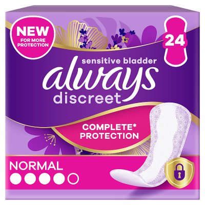 Always Discreet Incontinence Liners For Sensitive Bladder - Normal
