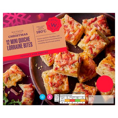 12 Mini Quiche Lorraine Bites