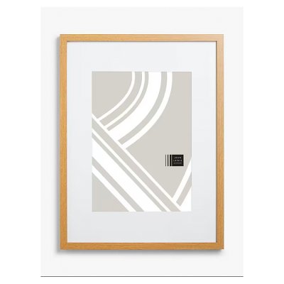 John Lewis Poster Frame & Mount, Wood Effect, A3 (29 x 42cm)