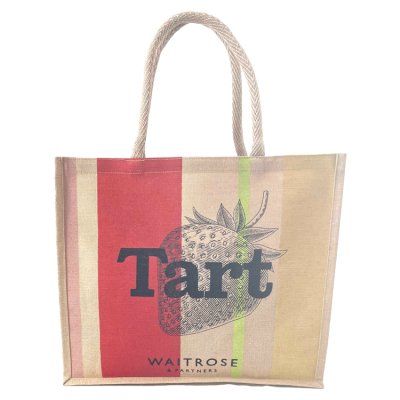 Waitrose Strawberry Tart Juco Bag