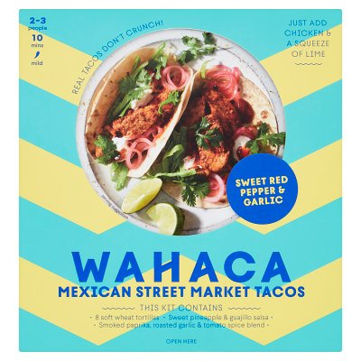 Wahaca Red Pepper & Garlic Taco Kit