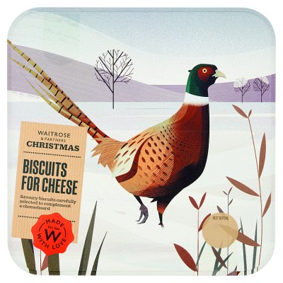 Waitrose Xmas Biscuits for Cheese Tin