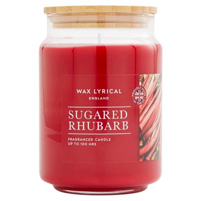 WLE Large Jar Sugared Rhubarb