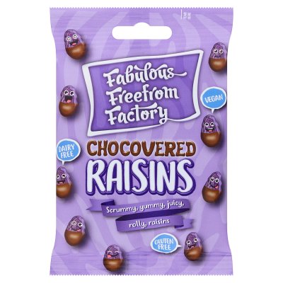 Fabulous Free From Factory Vegan Chocolate Covered Raisins
