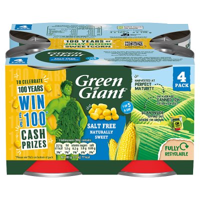 Green Giant No Added Salt Sweetcorn