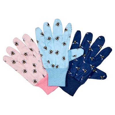 Bees Cotton Grips Medium Gloves Waitrose Partners