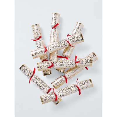 Merry Christmas Crackers, Pack of 8