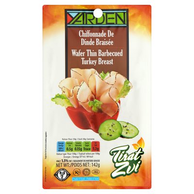 Yarden wafer thin barbecued turkey breast