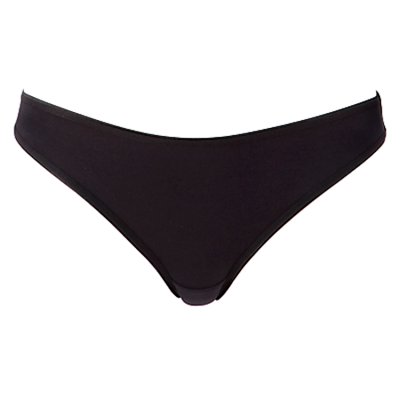 John Lewis Black Cotton Bikini Briefs Size 12