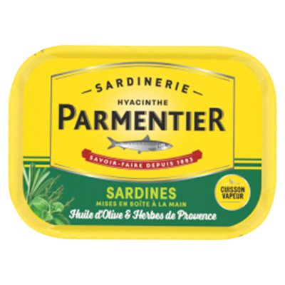 Parmentier Sardines in Oil, Herbs de Provence