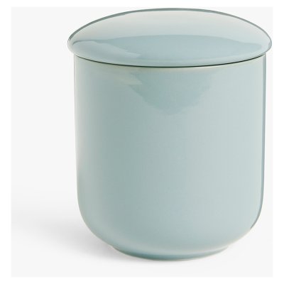 John Lewis ANYDAY Fine China Kitchen Storage Jar, 650ml, Grey