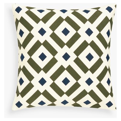 Diagonal Check Cushion 50x50cm