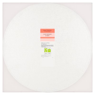 Waitrose Cake Board & Box
