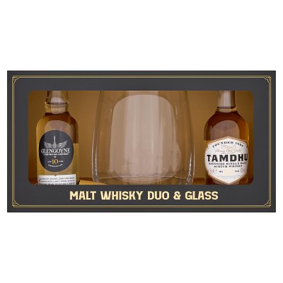 Malt Whisky Duo & Glass Gift Set