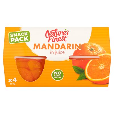Nature's Finest Mandarin in Juice Snack Pack