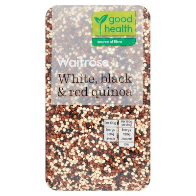 Waitrose White Black & Red Quinoa