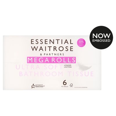 Waitrose Essentials Mega Roll 6 Pack