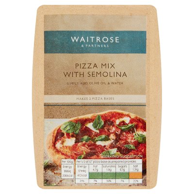 Waitrose Pizza Mix with Semolina