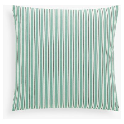 John Lewis Stripe Cushion, Green