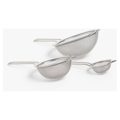 John Lewis Stainless Steel Sieves Set of 3