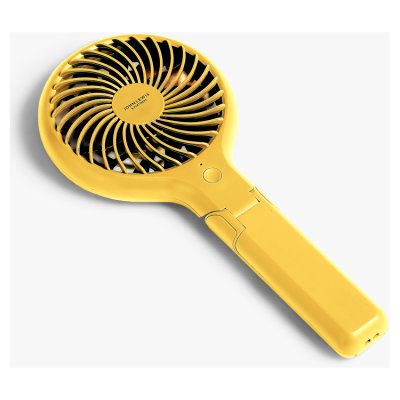 John Lewis Handheld Fan 4'' Yellow