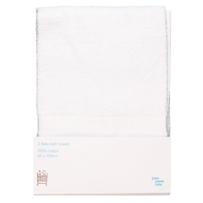 John Lewis Anyday 2 Baby Towels