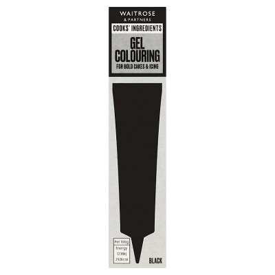 Waitrose CI Black Gel Colouring
