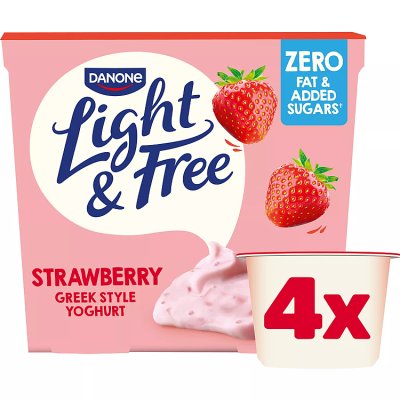 Light & Free Strawberry Greek Style Yogurts