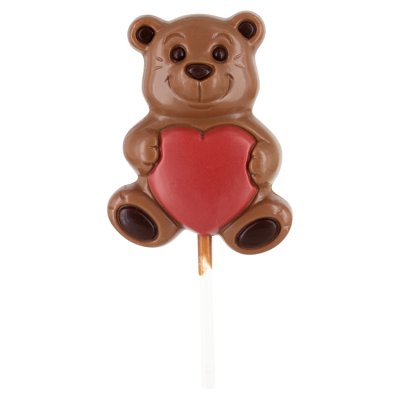 Love Bear Romeo Milk Chocolate Lollipop