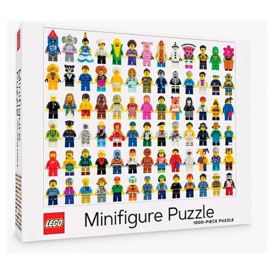 Galison LEGO Mini Figures Jigsaw Puzzle, 1000 Pieces