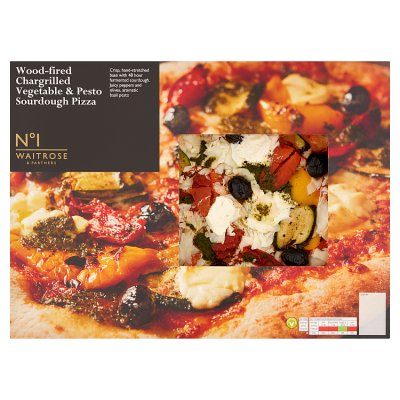 No.1 Wood-fired Chargrilled Vegetable & Pesto Sourdough Pizza