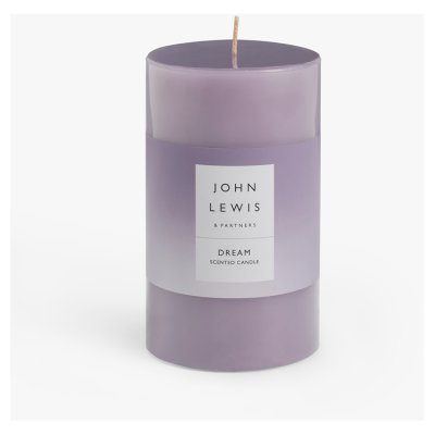 John Lewis Sentiments Dream Pillar Scented Candle, 507g