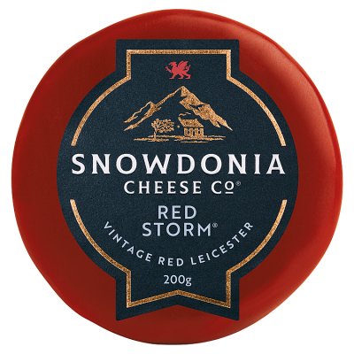 Snowdonia Cheese Company Red Storm Vintage Red Leicester Cheese Truckle