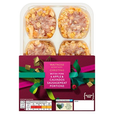 Waitrose Pork & Roasted Apple Stuffing 6s