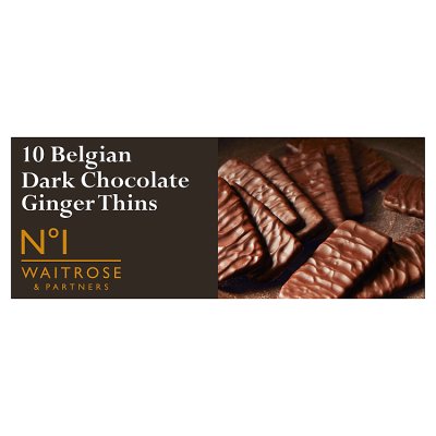 No.1 Dark Chocolate & Ginger Thins