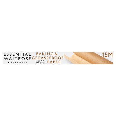 Waitrose Essential 15m Baking & Greaseproof Paper