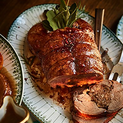 Easy Carve Duck with Plum & Chestnut Stuffing