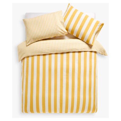 Stripe Mustard Single Duvet Cover